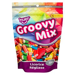 HUER GROOVY MIX LICORICE (PEG BAG)