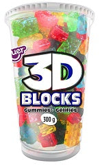 HUER GUMMY 3D BLOCKS (CUP)