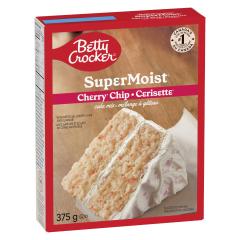 BETTY CROCKER SUPERMOIST CAKE MIX CHERRY CHIP