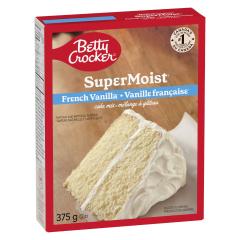 BETTY CROCKER SUPERMOIST CAKE MIX FRENCH VANILLA