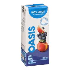 OASIS 100% APPLE/GRAPE JUICE (TETRA)