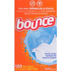 BOUNCE SOFTENER SHEET FRESH LAUNDRY