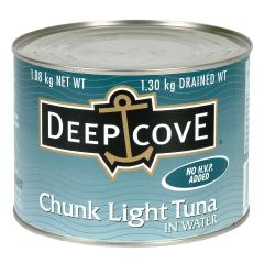 DEEP COVE TUNA LIGHT CHUNK WATER (TIN)