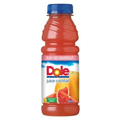 DOLE RUBY RED GRAPEFRUIT JUICE COCKTAIL (PLST)