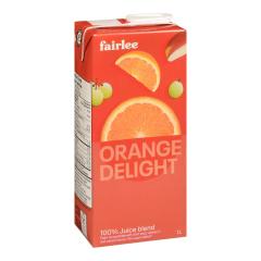 FAIRLEE ORANGE DELIGHT 100% JUICE BLEND (TETRA)