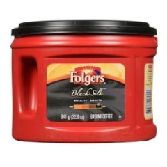 FOLGERS COFFEE BLACK SILK DARK GROUND (PLST)