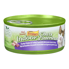 PURINA FRISKIES CAT FOOD INDOOR CHICKEN/TURKEY (TIN)