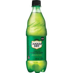 CANADA DRY ZERO SUGAR GINGER ALE (PLST)