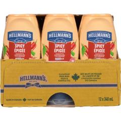 HELLMANN'S SPICY MAYONNAISE UPSIDE DOWN (PLST)