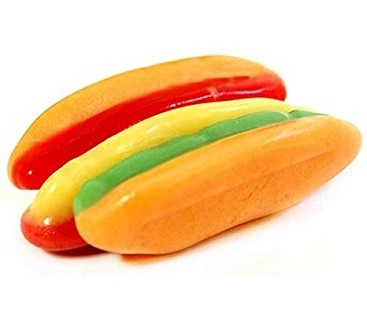 E.FRUTTI CANDY MINI GUMMY HOT DOG