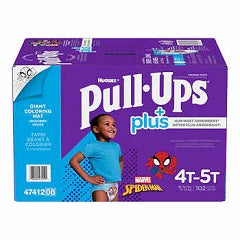 HUGGIES PULL UPS T4-T5 BOY PACK