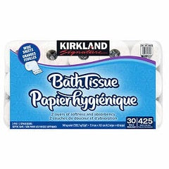 KIRKLAND BATH TISSUE PAPER 2PLY 425SH