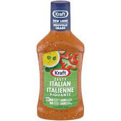 KRAFT DRESSING ZESTY ITALIAN (PLST)