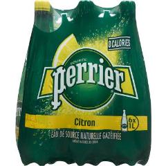 PERRIER SPARKLING NATURAL SPRING WATER LEMON (PLST)