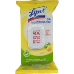 LYSOL DISINFECTANT WIPES CITRUS FLAT PACK