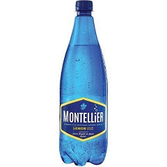 MONTELLIER CARBONATED NATURAL SPRING WATER LEMON (PLST)