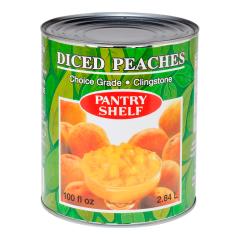 PANTRY SHELF PEACH DICED (TIN)