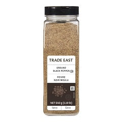 TRADE EAST GROUND FINE BLACK PEPPER (PLST)