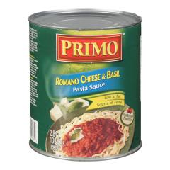 PRIMO ROMANO CHEESE BASIL PASTA SAUCE (TIN)