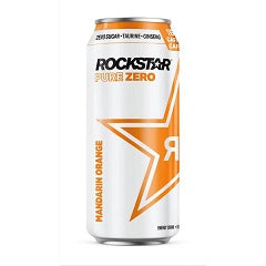 ROCKSTAR PURE ZERO ENERGY DRINK MANDARIN ORANGE (CAN)