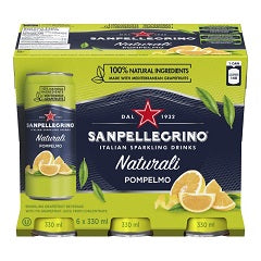 SAN PELLEGRINO SPARKLING BEVERAGE POMPELMO (CAN)