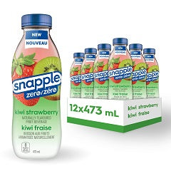 SNAPPLE ZERO DRINK KIWI/STRAWBERRY (PLST)