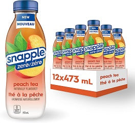 SNAPPLE ZERO ICED TEA PEACH (PLST)