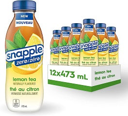 SNAPPLE ZERO ICED TEA LEMON (PLST)