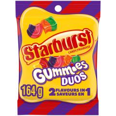 STARBURST CANDY GUMMIES DUOS (PEG BAG)