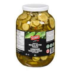 STRUB'S HOMESTYLE BREAD BUTTER PICKLES (JAR)