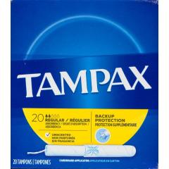 TAMPAX TAMPON FLUSHABLE REGULAR