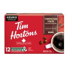 TIM HORTONS COFFEE DARK ROAST FINE GRIND (K-CUP)