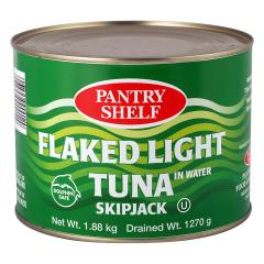 PANTRY SHELF TUNA LIGHT FLAKE WATER (TIN)