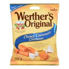 WERTHER'S ORIGINAL CANDY CHEWY CARAMEL (PEG BAG)