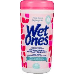 WET ONES ANTIBACTERIAL MOIST TOWEL FRESH