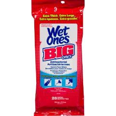 WET ONES BIG ONES ANTIBACTERIAL MOIST TOWEL