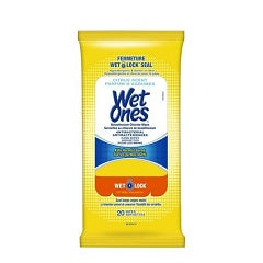 WET ONES ANTIBACTERIAL MOIST TOWEL W/LEMON SCENT