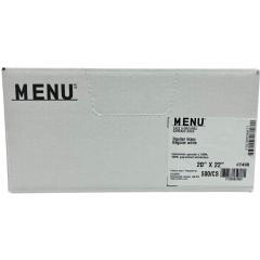 MENU GARBAGE BAG REG. WHITE 20X22"