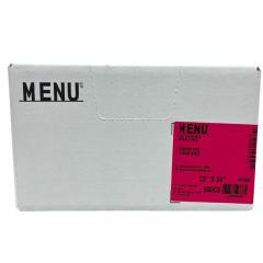 MENU GARBAGE BAG REG. BLACK 22X24"