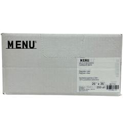 MENU GARBAGE BAG REG. CLEAR 26X36"