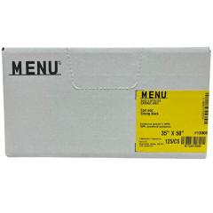 MENU GARBAGE BAG STRONG BLACK 35X50"