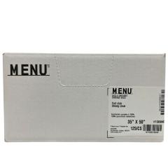 MENU GARBAGE BAG STRONG CLEAR 35X50"