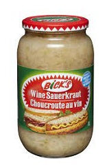 BICKS WINE SAUERKRAUT (JAR)