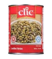 CLIC LENTILS GREEN (TIN)