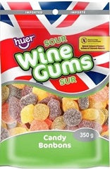 HUER SOUR WINE GUMS (PEG BAG)