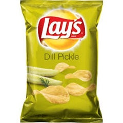 LAYS CHIPS DILL PICKLE XL