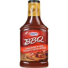 KRAFT BBQ CHICKEN N RIB SAUCE (PLST)