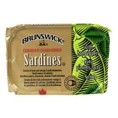 BRUNSWICK SARDINE HOT PEPPER (TIN)