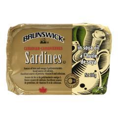 BRUNSWICK SARDINE SOYA OIL (TIN)