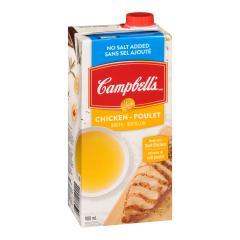 CAMPBELL CHICKEN BROTH N/SALT (TETRA)